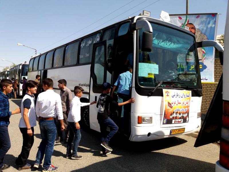 آغاز اعزام 11 هزار دانش آموز مازندرانی به مناطق عملیاتی دفاع مقدس