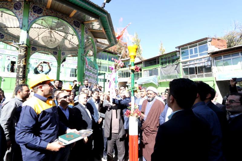 گازرسانی به روش 'سی ان جی 'به شهر کوهستانی رینه در مازندران