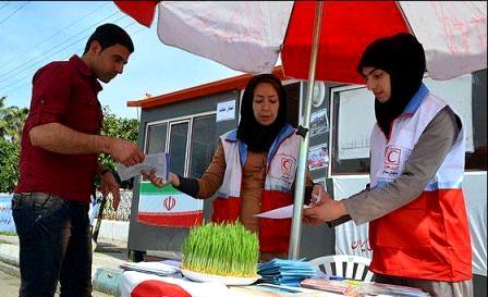 امداد گران هلال احمرمازندران به 20 هزار مسافرخدمات رسانی کردند