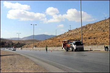 آمادگی راهداران مشهدی برای نوروز ۹۷/ تسطیح ۲ میلیون مترمربع از حریم راه‌های اصلی مشهد