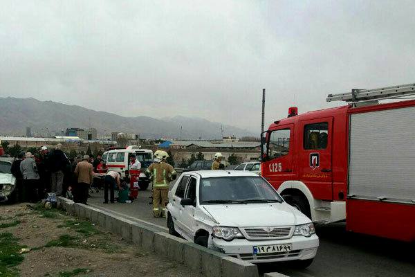 ۶ تصادف در مازندران ۳۹ مصدوم برجای گذاشت