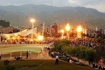 نگاهی به بوستان آب و آتش تهران